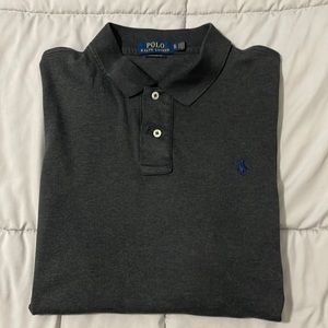 Polo - Men’s - Classic Fit Shirt - XL - Charcoal
